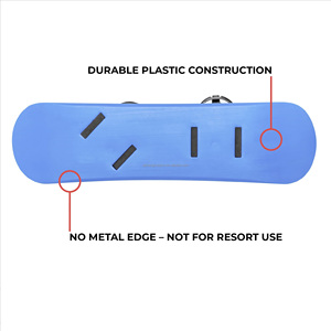 Planche <span class=keywords><strong>de</strong></span> <span class=keywords><strong>ski</strong></span> <span class=keywords><strong>de</strong></span> course pour débutants en HDPE, fond lisse rainuré, écologique, pliable, longue, contrôle <span class=keywords><strong>de</strong></span> vitesse, hiver - Product Image 4