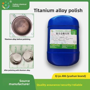 Solution de détartrage de traitement thermique de tasse en titane pur nettoyage de jaunissement Agent auxiliaire chimique en alliage de titane pour le polissage - Product Image 2