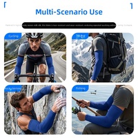 Manchons de protection UV pour sports de plein air JW-120, impression numérique, en soie glacée, respirants, pour la conduite et la pêche, protection solaire unisexe