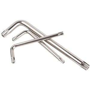 Jeu de tournevis en T 4mm Clé Allen Acier <span class=keywords><strong>Torx</strong></span> <span class=keywords><strong>T6</strong></span> T8 T10 T15 T20 T25 T30 OEM - Product Image 2