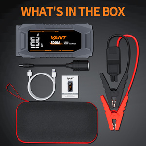 Vant Hot Selling 5000A <strong>12V</strong> MultiFunction <strong>Car</strong> Battery <strong>Jump</strong> <strong>Starter</strong> Mini Power Bank Portable <strong>Car</strong> <strong>Jump</strong> <strong>Starter</strong> for <strong>Car</strong> - Product Image 5