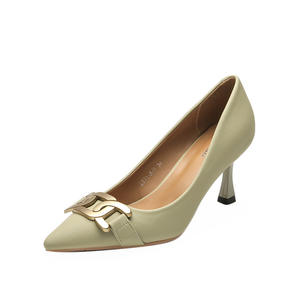 Zapatos Unisex de Tacón Bajo con Punta Puntiaguda, de Cuero Genuino, Diseño Calado, Estilo Moderno 2026, Cómodos y Resistentes al Agua - Product Image 3