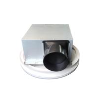 Ventilador de Techo Redondo Inteligente para Baño con Luz LED RGB, Altavoz Bluetooth, Sensor de Humedad, Ventilador de Extracción, Directo de Fábrica, OEM