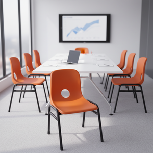Chaise confortable à dossier haut moulée par injection, respirante, avec dossier perforé solide, Haosen HS-1614, pour <span class=keywords><strong>la</strong></span> maison, le bureau et les salles d'attente - Product Image 1