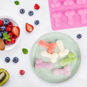 Moules à pâtisserie <span class=keywords><strong>en</strong></span> silicone à 8 cavités <span class=keywords><strong>en</strong></span> forme de pénis drôle, outils pour bonbons, <span class=keywords><strong>chocolat</strong></span>, gâteaux - Product Image 5