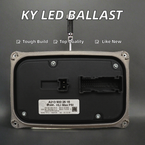 وحدة تحكم إضاءة LED أمامية KY OEM A2229000515 12 فولت 35 واط لسيارات مرسيدس-بنز W205 W213 W238 حالة جديدة مع دبابيس كاملة وضمان لمدة 12 شهرًا - Product Image 2