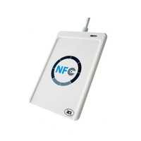 Lector y Escritor de Tarjetas Inteligentes NFC RFID ACR122 USB sin Contacto para Control de Acceso