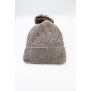 Patterned Grey <b>Fabric</b> Bonnet 13189 Womens Hair Protection Headwear For Nighttime Care And Daytime Styling - Product Image 4