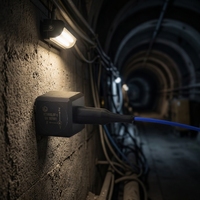 IEPE Triaxialer Beschleunigungssensor 1V/g ICP Piezoelektrischer Dreiachsen-Vibrationsbeschleunigungssensor ±5g zur Mikrovibrationsüberwachung