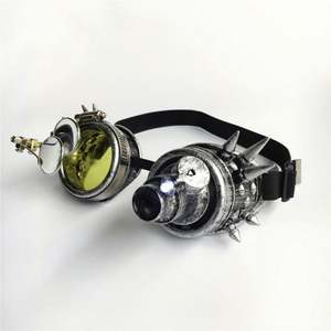 Lunettes grossissantes vintage à LED, nouvelle mode, vente en gros, prix usine 2022, pour cosplay, fête, lunettes steampunk - Product Image 4