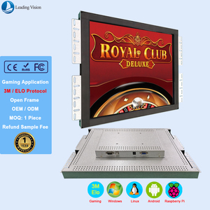 Monitor Táctil para Juegos <span class=keywords><strong>Royal</strong></span> Club Deluxe Fox340, 19 Pulgadas, 1280x1024, VGA, DVI, Interfaz Serial USB, Color Negro - Product Image 1