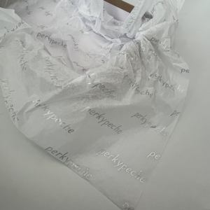 사용자 정의 인쇄 티슈 페이퍼 화이트 선물 포장 종이 빛 럭셔리 금박 아트 핫 스탬핑 로고 티슈 페이퍼 - Product Image 2