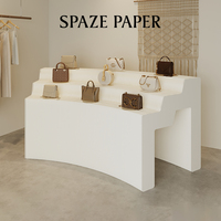 Présentoir paysager Spazepaper, présentoir de magasin de détail, présentoir en papier flexible et pliable pour salon professionnel, à usage commercial
