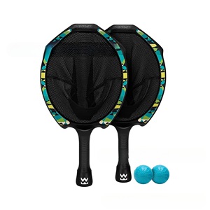 Ensemble de raquettes de pickleball pliables en ABS pour l'extérieur, raquette légère avec balle bleue pour la pratique des sports et des jeux - Product Image 2