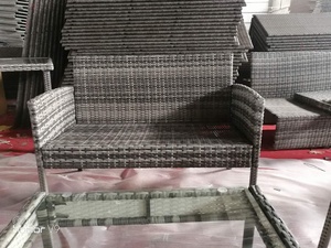 <span class=keywords><strong>Set</strong></span> di Mobili da <span class=keywords><strong>Giardino</strong></span> Moderni in Rattan, <span class=keywords><strong>Set</strong></span> di Sedie in Rattan per Hotel e Caffè - Product Image 2