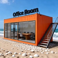 Bâtiment modulaire préfabriqué étanche personnalisé pour bureaux résidentiels, camps de travailleurs, magasins, entrepôts et sites isolés