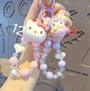 Nuovo Portachiavi a Catena per Telefono con Bambola Cartoon Lilith, Fatto a Mano, Dipinto, con Perline, Cinghia per Telefono, Ciondolo per Borsa da Ragazza, Piccolo <span class=keywords><strong>Regalo</strong></span> - Product Image 4