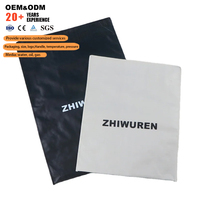 Sac à vêtements en tissu tissé personnalisé avec insignes, anti-humidité, anti-particules, fabriqué en Chine, en tissu tissé pp