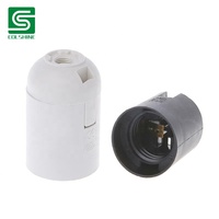 E27 support de lampe en plastique 4A 250V vis pendentif lampe douille base de lampe