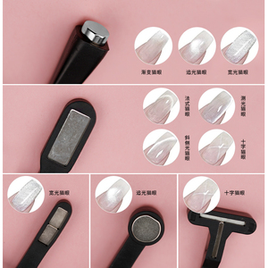 Stylo magnétique multifonctionnel pour nail art effet œil de chat avec plusieurs têtes, bâtonnet magnétique, outil de salon à effet 3D, stylo magnétique œil de chat - Product Image 4