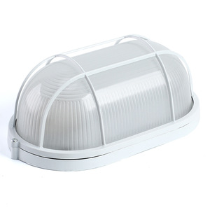 LED-Schott lichter Außenwand Aluminium <span class=keywords><strong>E27</strong></span> Lampen licht Wasserdichtes Gitter Ovale LED-Korridor-Schott lampe - Product Image 2