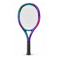 Raquette de tennis en fibre de carbone personnalisée avec logo, vente en gros d'usine professionnelle, 27 pouces, 100 pouces carrés, 16x19, raquette de tennis pour adultes, OEM ODM