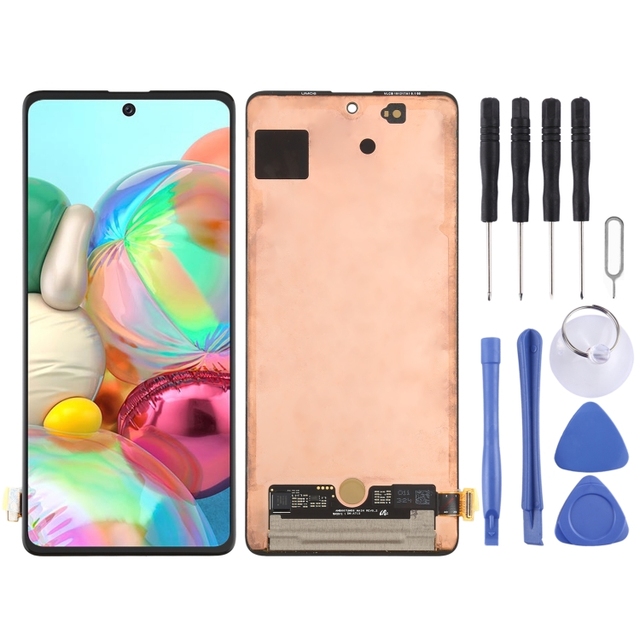 Original Super AMOLED LCD Screen for Galaxy A50 Digitizer Full Assembly with Frame Replacement Screen