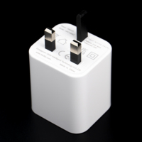 PD 30W PD 20W UK Plug USB a Type C Chargeur mural 2 ports QC3.0 Adaptateur USB à charge rapide