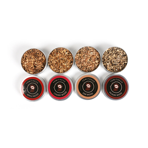 Virutas de Madera, Kit para Ahumar Madera, 4 Sabores Diferentes para Ahumar Bebidas: Manzana, Cereza, Roble, Nuez Pecana - Product Image 1