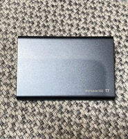 قرص صلب خارجي محمول T7 بسعة 1 تيرابايت، USB 3.2 الجيل الثاني، لون رمادي، جديد للابتوب MU PC1T0T AM