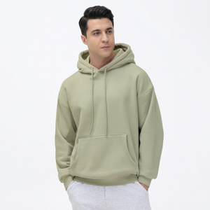 Sudadera con Capucha Térmica de Invierno para Hombre, Diseño Vintage 2025 con Estampado Lavado al Ácido, 100% Algodón de Alta Calidad, Logotipo Bordado - Product Image 1