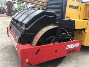 รถบดอัดแอสฟัลต์แบบสั่นสะเทือนสองลูกกลิ้ง Dynapac CC421 รุ่นดั้งเดิมของสวีเดน ใช้สำหรับการบดอัดแอสฟัลต์ การก่อสร้างทางหลวง และการซ่อมแซมถนน - Product Image 5