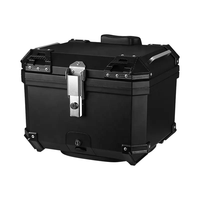 Nouvelle R & D bas prix 48L noir Top Box pour moto ABS plastique matériel boîte moto queue boîtes Top Case