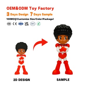 Action Figure Anime e Fumetti Personalizzate Grandi, all'Ingrosso, in Vinile, da Collezione, Stile Retrò, Personaggi Anime Vintage, Giocattoli di Design - Product Image 1