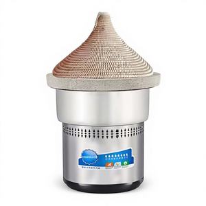 Olla Eléctrica Multifuncional para Restaurante <span class=keywords><strong>de</strong></span> Hot Pot, Vaporera Comercial para Pescado, Arroz y Mariscos, 4000W - Product Image 1