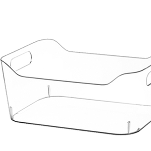 400019 Clear Plastic Refrigerator Organizer Bins For Fridge Organization and Storage