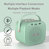 Máquina de Karaoke Infantil P12 con Doble Micrófono Inalámbrico y Luces RGB