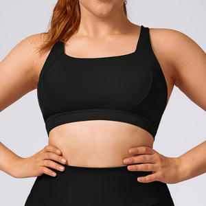 Soutien-gorge de sport Short Veste Manteau <span class=keywords><strong>Obese</strong></span> Plus Size Yoga Clothing Womens XXXl Yoga Set - Product Image 2
