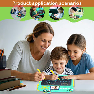 2 in 1 çevre dostu manyetik çizim tableti öğretici oyuncaklar akrilik kalem ile okulöncesi için yazma pedi çocuk LCD yazı tahtası - Product Image 2