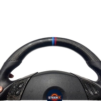 Pour BMW E82 E87 E90 E92 E93 M3 Volant de Style Sport en Fibre de Carbone Forgée, Accessoires de Voiture