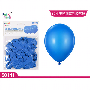 25 globos de fiesta azul profundo mate de 10 pulgadas para eventos y celebraciones - Product Image 1