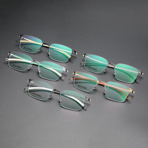 Oscare Gafas de Metal Retro de Diseñador de Lujo de Alta Gama, Lentes Clásicas Antiluz Azul, Monturas de Gafas para Hombre, 2017 - Product Image 3