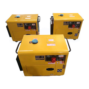 Générateur diesel silencieux portable 5-10KW 220V/380V avec capot insonorisé pour usage en usine et en mine - Product Image 4