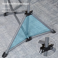 Fauteuil à bascule léger et portable pour le camping en plein air, chaise suspendue respirante en forme de lune, en acier à haute teneur en carbone