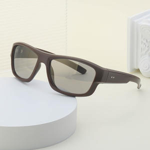 Lunettes de soleil unisexes Ls-20923, monture PC, protection UV400, pour le cyclisme, la conduite, la pêche, les sports de plein air, C5 violet rose - Product Image 5