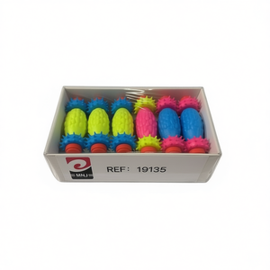 Giocattolo per Cani Cilindrico con Punte, Gomma da Masticare, Juguete De Perro, 12 Pezzi, Rif. 19135 - Product Image 1