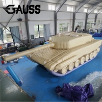 Modèles de répliques de chars turcs M60T gonflables en PVC de haute qualité de la marque GAUSS, échelle géante, simulation 1:1, char factice Panzer