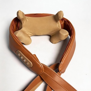 Masajeador <span class=keywords><strong>El</strong></span>éctrico Inalámbrico Shiatsu para <span class=keywords><strong>Cuello</strong></span> <span class=keywords><strong>y</strong></span> Hombros con Calor, Amasamiento Profundo <span class=keywords><strong>de</strong></span> Tejidos, 3 Modos, Cabezales 3D, Motor sin Escobillas <span class=keywords><strong>y</strong></span> Control Remoto - Product Image 2