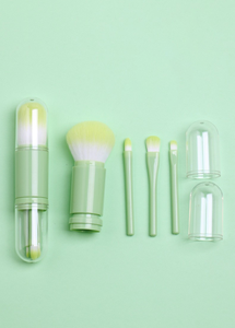 Mini Brocha <span class=keywords><strong>de</strong></span> Maquillaje 4 en 1, Nuevo Estilo, Brochas <span class=keywords><strong>de</strong></span> Viaje <span class=keywords><strong>de</strong></span> Fantasía Reutilizables para Aplicación <span class=keywords><strong>de</strong></span> Sombra <span class=keywords><strong>de</strong></span> Ojos y Polvo en Rostro y Ojos - Product Image 3