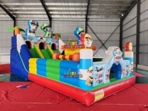 Château gonflable Pat' Patrouille à <span class=keywords><strong>prix</strong></span> d'usine avec toboggan <span class=keywords><strong>pour</strong></span> fêtes d'<span class=keywords><strong>anniversaire</strong></span> et locations - Product Image 4